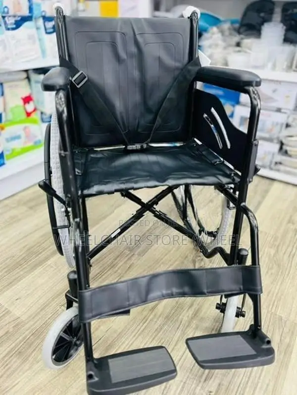 Wheelchair Black Edition with Safety Belt