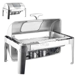 Roller Top With Glass Chafing Dish 💫