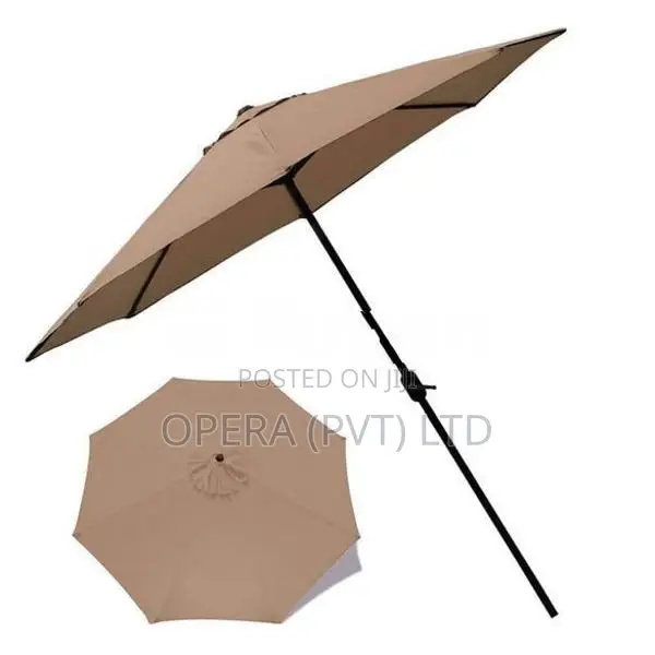 Outdoor Table/Umbrella With 4 Chair Set