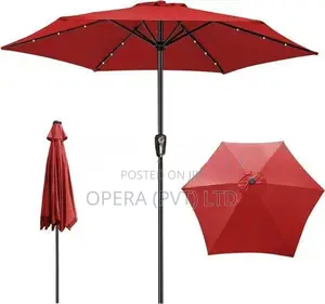 Out door table and chair with umbrella