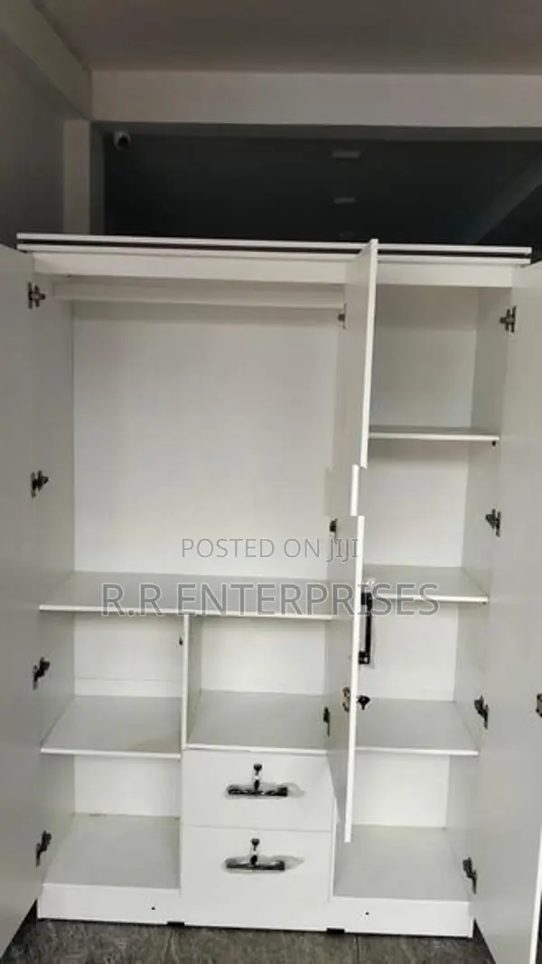 New 3 Door White Melamine Wardrobes