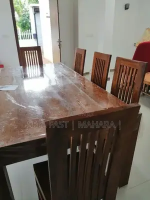 Teak Dining Table with Chairs