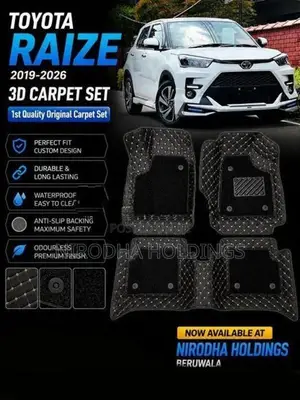 3D Carpet Set for Toyota Raize