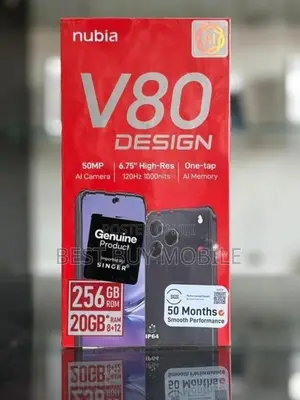ZTE nubia V80 DESIGN 8GB/256GB (Brand New)