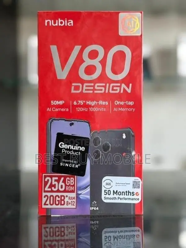 ZTE nubia V80 DESIGN 8GB/256GB (Brand New)