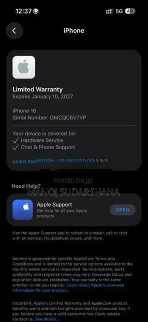 Apple iPhone 16 (Used)