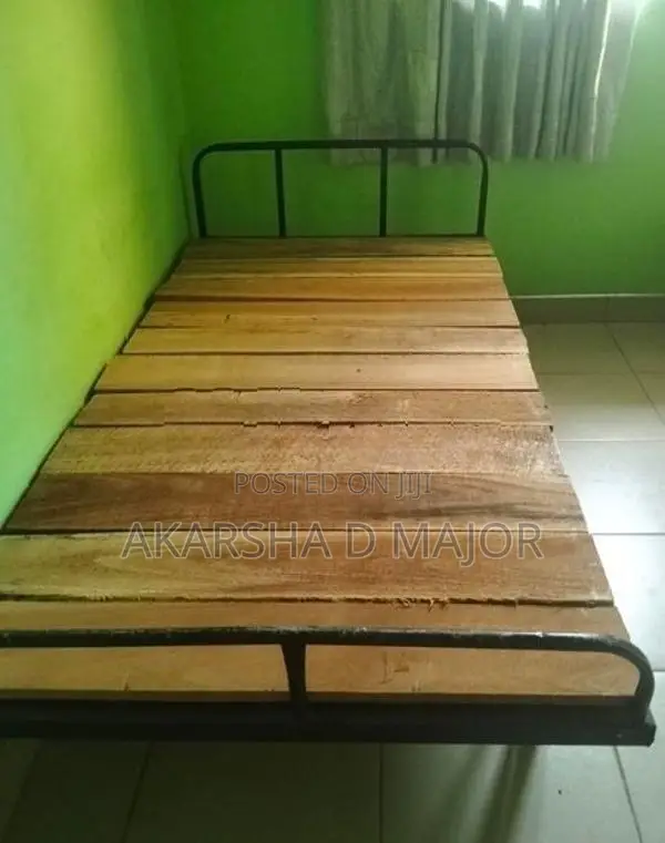 Steel single beds