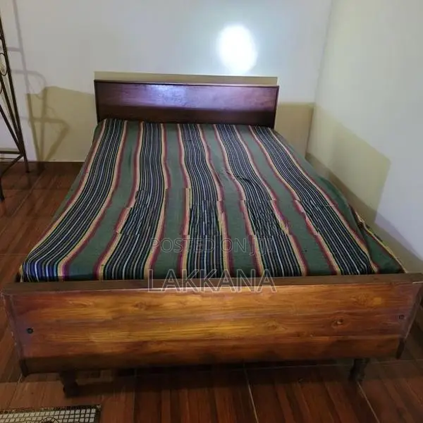 Antique Bed with Table