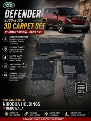 3D Carpet Set for Land Rover Difender