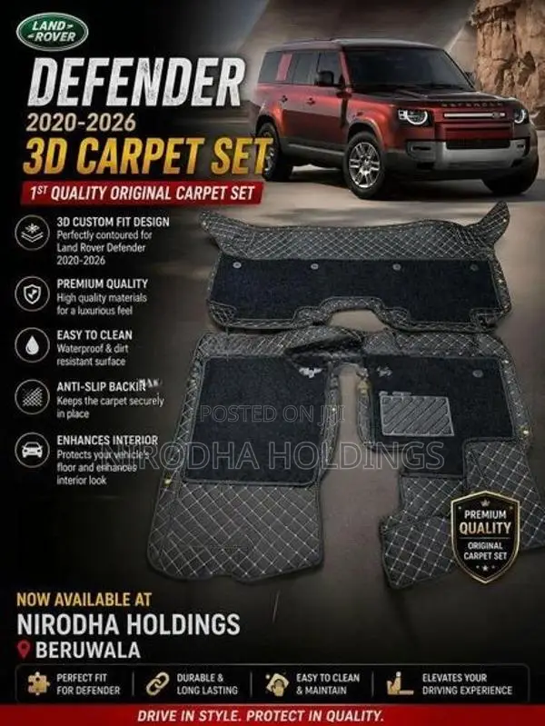 3D Carpet Set for Land Rover Difender