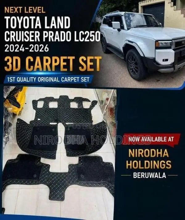 3D Carpet Set for Toyota Land Cruiser Prado LC250