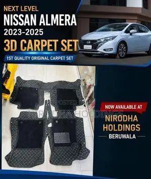 3D Carpet Set for Nissan Almera