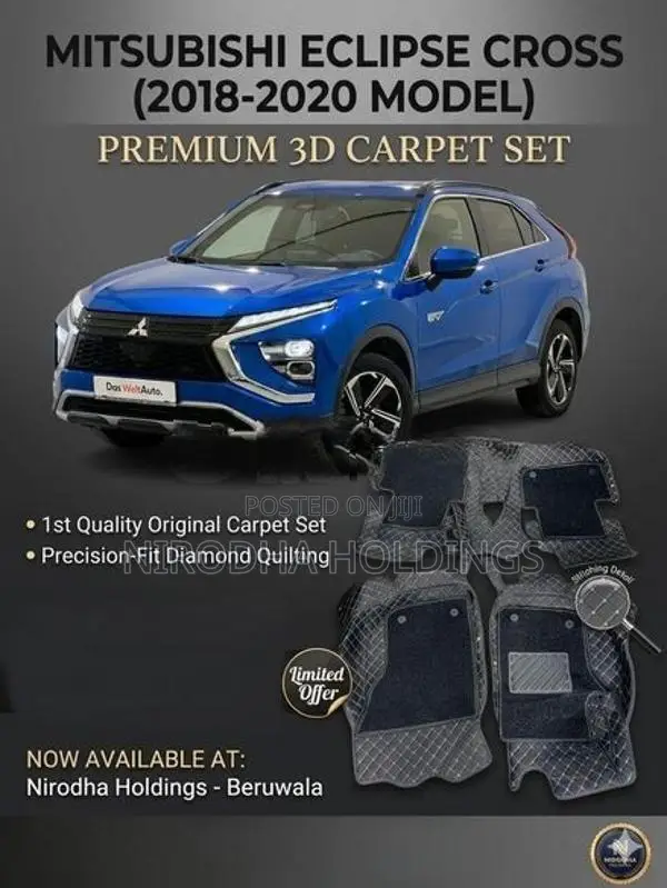 3D Carpet Set for Mitsubishi Eclipse Cross 2018