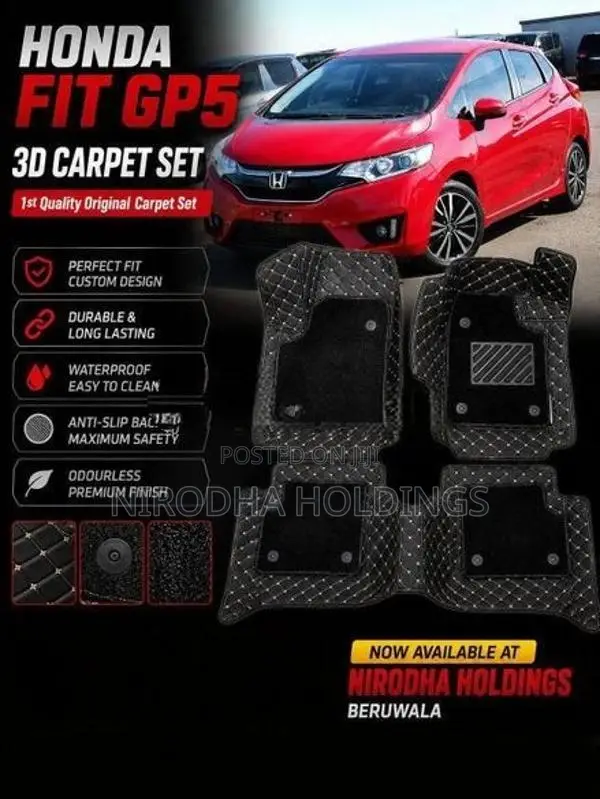 3D Carpet Set for Honda Fit GP5