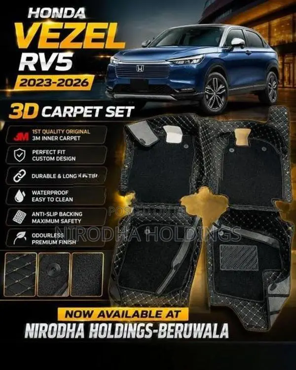 3D Carpet Set for Honda Vezel Rv5