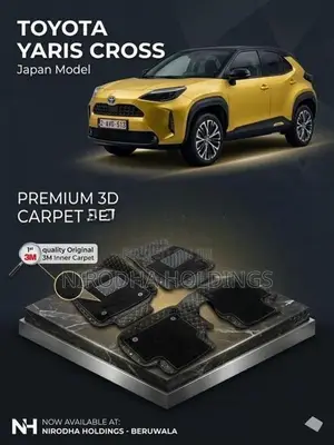 3D Carpet Set for Toyota Yaris Cross Japan Model