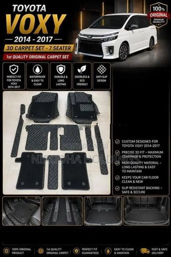 3D Carpet Set for Toyota Voxy 2017