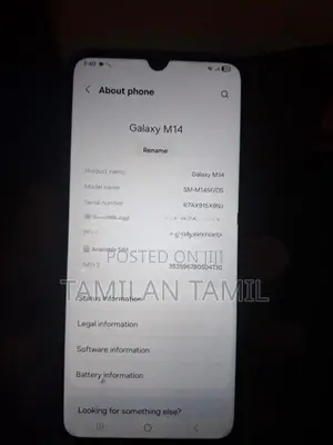 Samsung Galaxy M14 (Used)