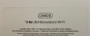 Apple iPad 9th Generation 256GB Wi-Fi