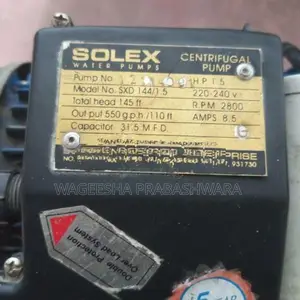 Solex 1.5HP Water Motor