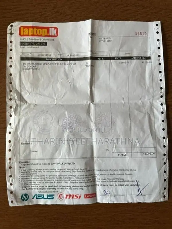 MSI Pro MP275 27 Inch