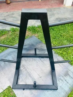 Heavy-Duty Gym Plate Tower