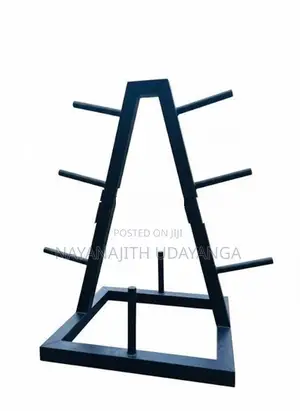Heavy-Duty Gym Plate Tower