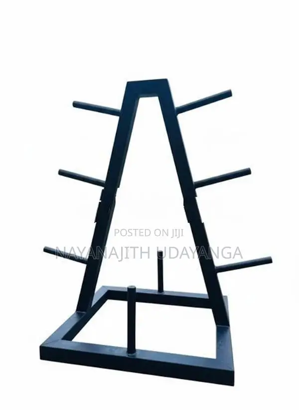 Heavy-Duty Gym Plate Tower