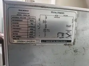 Damro 180L Fridge Single Door