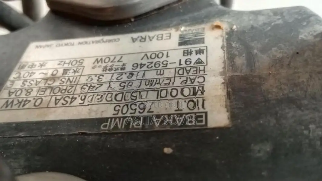 Water Pump 4kv 770w
