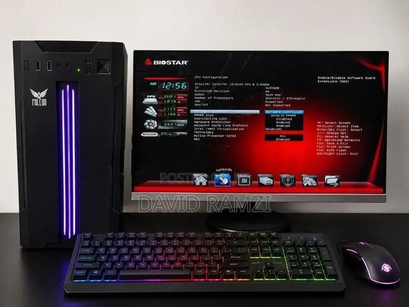 Gaming PC – Intel i3 8th Gen 8GB RAM Falcon Case