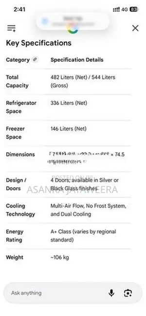 Midea Refrigerator