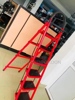 6 Step Red Color Ladder