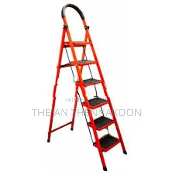 6 Step Red Color Ladder