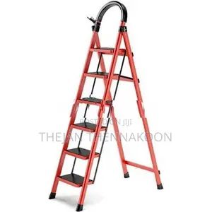 6 Step Red Color Ladder