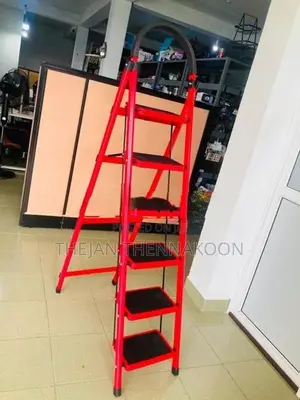 6 Step Red Color Ladder