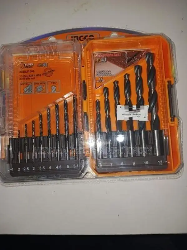 INGCO 15-Piece HSS Industrial Drill Bit Set Herman HT 0691