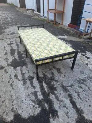 Steel Bed with Mattress 72×36