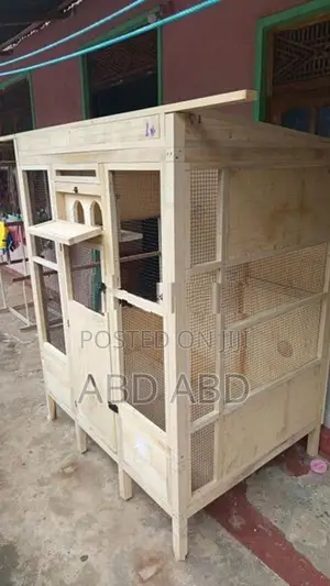 Wooden Bird Cage