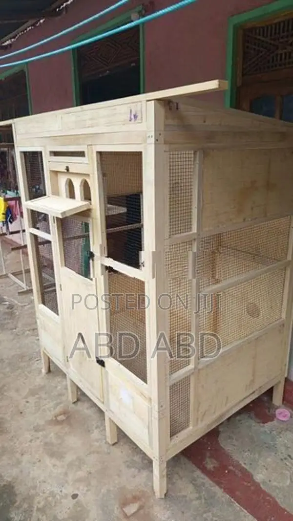 Wooden Bird Cage