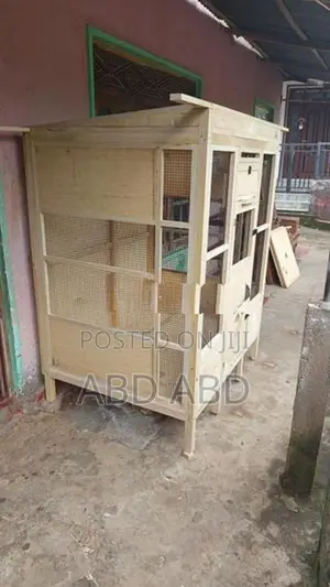 Wooden Bird Cage
