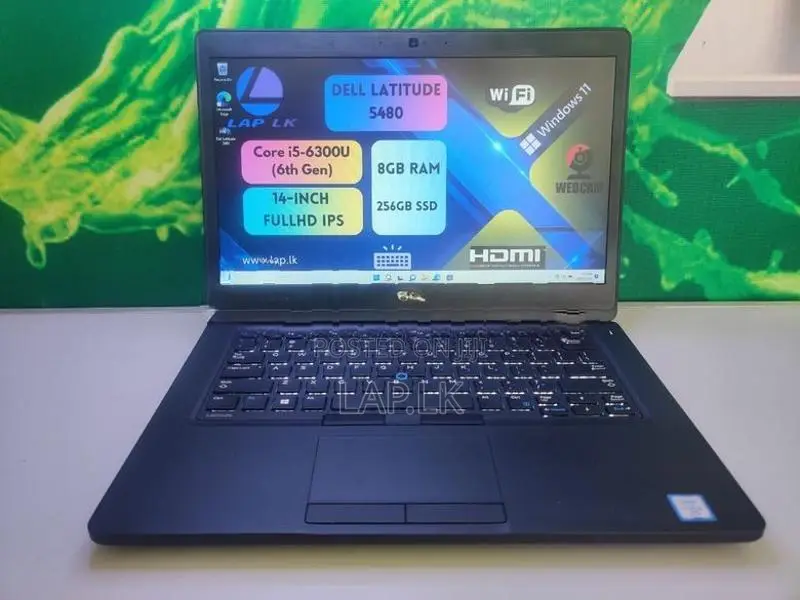 Dell Latitude 5480 Core i5 8250U – 8th GEN Laptop 8GB RAM 256GB SSD