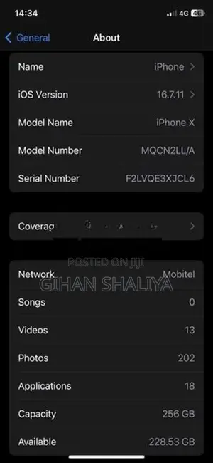Apple iPhone X (Used)