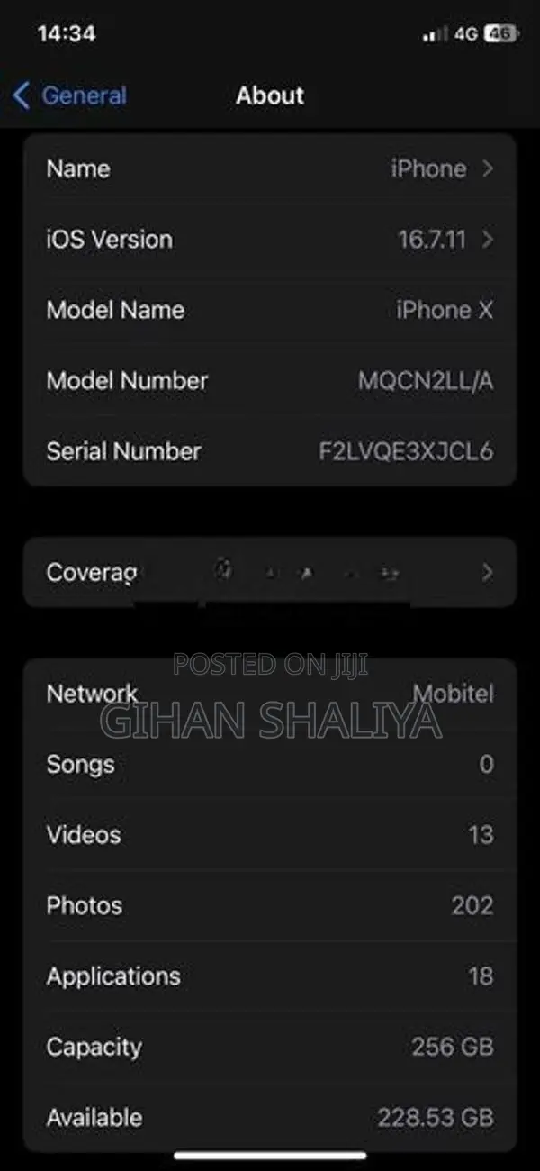 Apple iPhone X (Used)