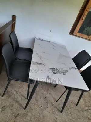 Granite Table with 4 Chairs