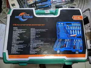 216 Piece 1/4 + 3/8 1/2 DX Socket and Bit Set