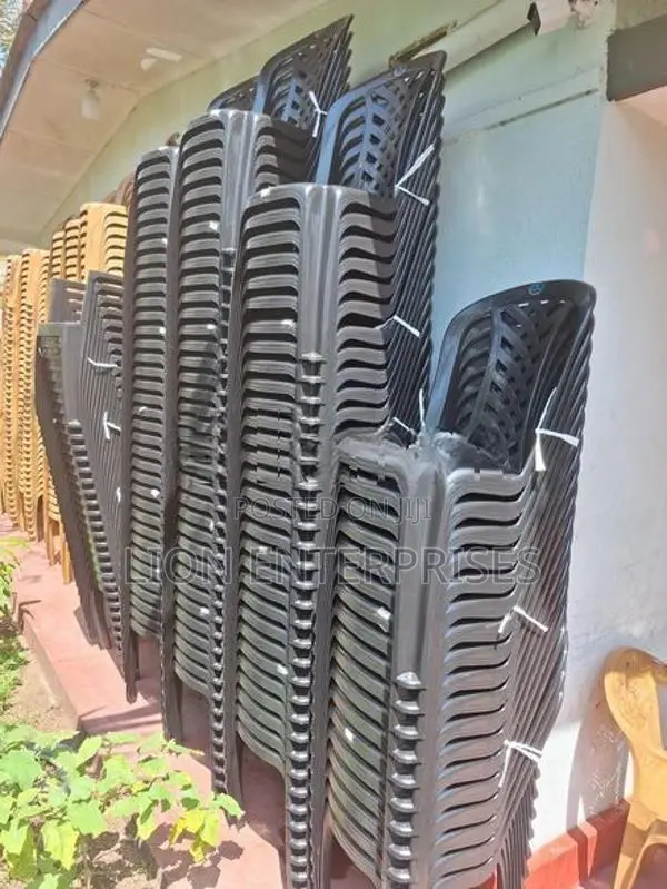 Nippon Plastic Chairs Black