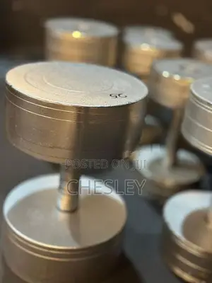 Silver Dumbbell