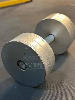 Silver Dumbbell