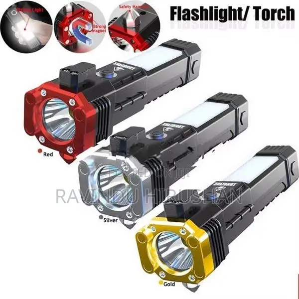 4 Mode LED Torch with Side Light
